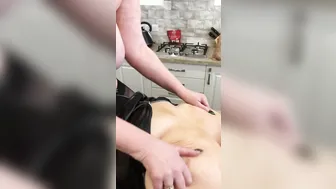 Kinky Stepmoms Catherine and Annabel got it on together with some Oily
