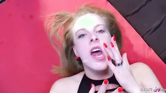 Intense No Condom Cumshot Gang Bang for 2 German Teen teen
