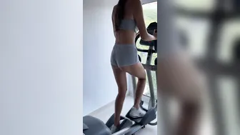 Inside Me porn video – Beauty topless workout inside outside gym with wardrobe malfunction