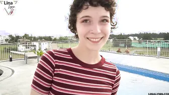 LinaLynns vacation flirt escalates - bareback sex at the ho
