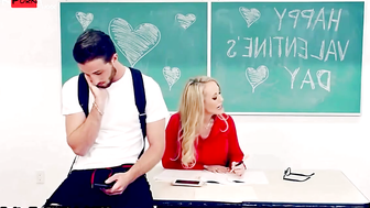 Big Boob Babe Teacher's Pet Fucked Hard on Valentine's Day