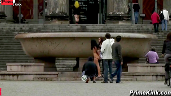 Public Bondage Session With Famous Pornstar - Tina Martini & Zenza Ragi
