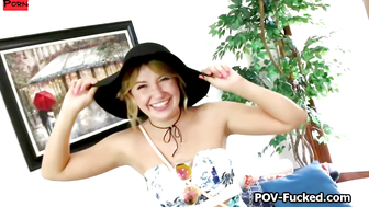 Petite Blond Cutie's Hardcore Sex Adventure with Huge Dick