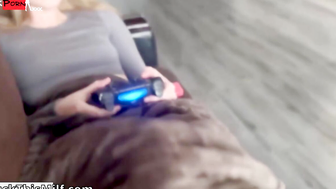Hot Blondie's Mouthful of Jizz - POV BJ from NetFlix Date Night