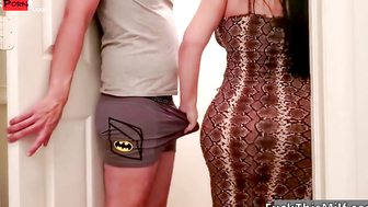 Steamy Step-Mother's Lingerie Fetish - Son Gets A Load Of Mommy Love