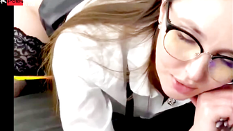 My Boss Fucks My Ass Instead Of His Wife - Hot MILF Anal Sex