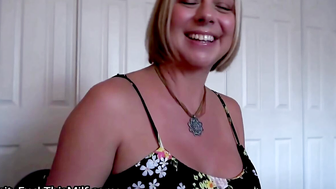 Busty Blonde MILF Seduces Her Son-In Law In His Own Home