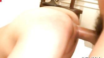 Asian Babe Stretched Wide Open By Huge Dick - PornPros
