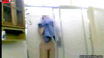 Mexican Aunty Maria's Shower Spying Adventure