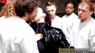 Dirty Angel - Sucking & Swallowing Multiple Loads From A Gangbang Of Guys
