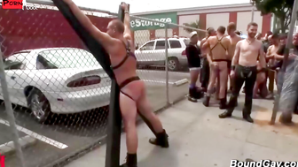 Public Orgy Scene - Bondage Party with Anal Play & Group-Sex