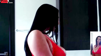 Angela White's Heels - Footjob Domination with High Sole Licking