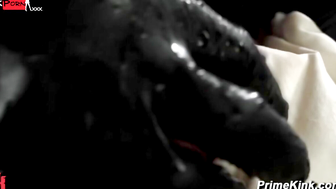 Bondage Submissive Slut Faceslapped & Dominated by Dominatrix in Kinky POV Scene