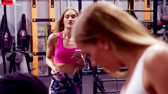 Yoga Instructor Fucks Student - Evelyne Delais & Freddie Goldstein