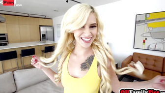 Teen Stepsister Rides Stepbrother's Big Dick Like A Bike - PornPros