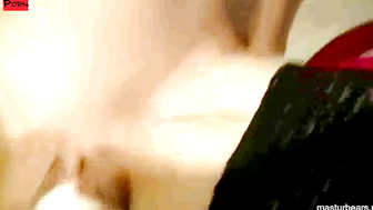 Big Dick Busty Blonde MILF Rides Huge Hardcock in Bathroom - POV Creampie