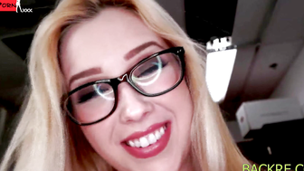 Blowjob Queen - Blonde Babe Sucks And Swallows Huge Load