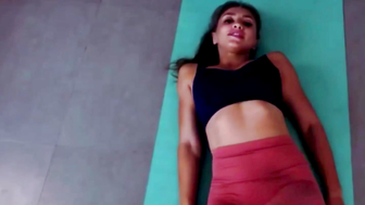 WEEKEND WITH DREAM GIRL Morning BJ Creampie in Shower Hard Sex after Yoga 145
