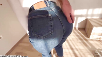Gave An Ass Massage To A Student In Jeans. 4