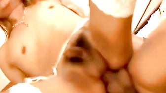 TranssexualNetwork.com - Asian tranny's classy white stockings and big dick bouncing