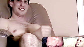 Joeschmoes XXX Stroking For Cash! Big Dick Masturbation Show With Huge Load