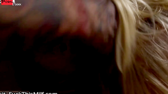 Passionately Raw - Doggystyle Creamped Pussy of Attractive Blonde Babe