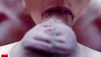 Extreme Deep Throat Blowjob with Cumshot Close-Up