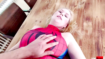 Spider-Maja caught in the web and get fucked hard 183