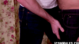 Young Dirk Wakefield takes Adam Russos cock in both holes
