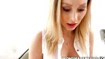 Blonde vixen Karina King bent over and drilled deep by stepson
