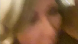 Hotwife sucking off african penis again