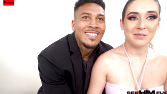 Latino Tito Wilds Gets His Athletic Body Lubed Up By Brookie Blair!