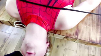 Spider-Maja caught in the web and get fucked hard 184