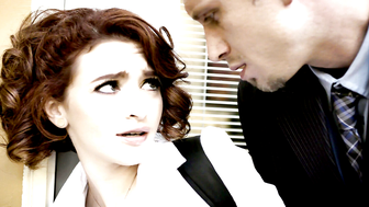 Mature Sugar Daddy Anal Fucks Redheaded Teen in Rough Style