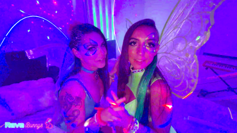 Lesbians Gone Wild - Girl-on-girl Orgy with Sashka Tacha & tiny rhea