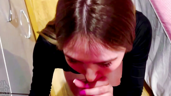 Step-Mother's Hot Handjob Session with StepSon Ending in Big Load