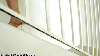 Bubble Butt Milf Rides Big Dick POV While Wearing High Heels And Glasses