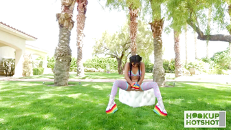 Behind-The-Scenes Footage of Model/Pornstar Jena Larose Getting Ready For Photoshoot