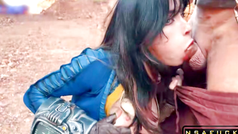 Desperate Land Whore Rides Wild Stallion In Hot Pink Leather Boots