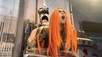 Huge Tits Cosplayer Banged as Godzilla