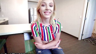 Passionate Blondie Sucks & F*cks Her Way To Orgasm - Exclusive Interview with Pornstar