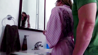 Step-Mom's Secret Desires - Stepson Fucks His Hot Mom In Bed