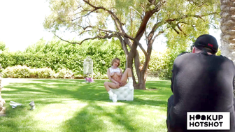 Behind-the-Scenes Exclusive: Jessie Pink's Riskiest Photo Shoot Ever in Public!