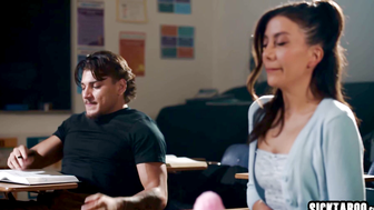 Sex Ed Lesson Gone Wild! Kinky Teacher Fucks Student In Classroom