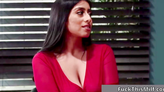 Curvaceous Co-Ed Violet Myer's Riding Her Teacher For A Better Grade