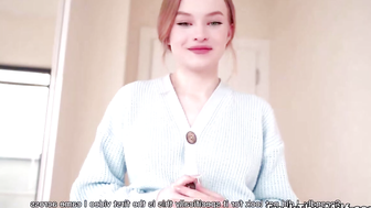 Hot & Horny Step-Sis Catches Brother Masturbating - She Demands He Fucks HER
