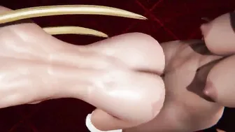 Futa Street Fighter - R Mika getting creampied by Chun Li -