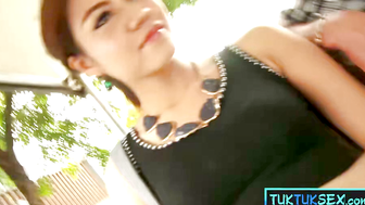 Thai Teen Amateur Anny in Rough Hotel Threesome with Foreigners