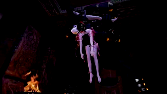 Two Gorgeous Girls Take On A Monster and are defeated guro