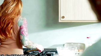 Curvy MILF Sophia Gets Tempted By College Stud's BBC